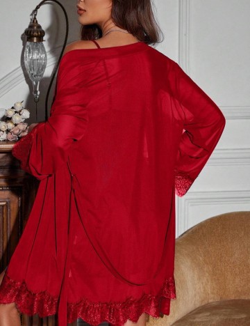 Halat de noapte Shein, roșu