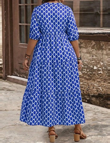 Rochie midi Shein, mix culori