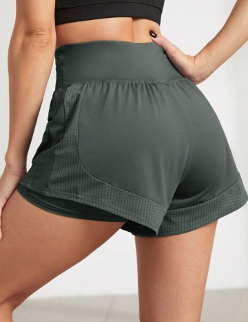 Pantaloni scurți Shein, verde