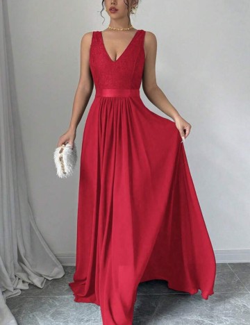 Rochie maxi Shein, roșu