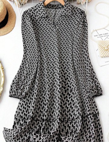 Rochie midi Shein Curve+, mix culori