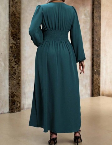 Rochie maxi Shein Curve+, verde