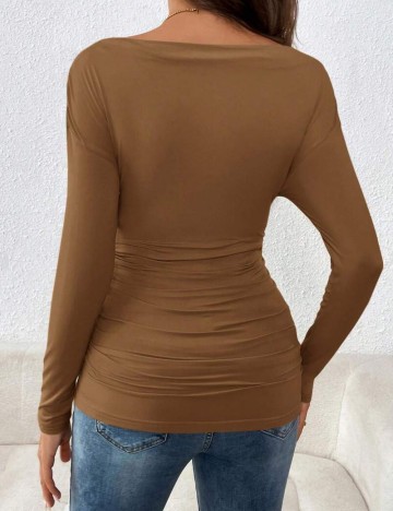 Bluză Shein, maro