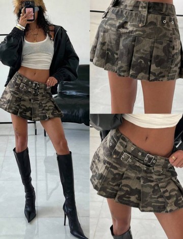 Fustă mini Shein, mix culori