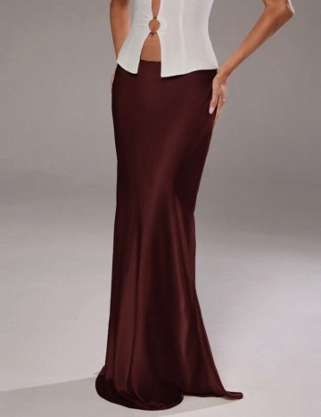 Fustă maxi Shein, vișiniu