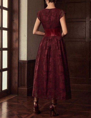 Rochie midi Shein, vișiniu