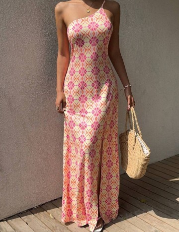 Rochie maxi Shein, mix culori