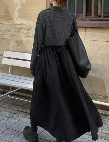 Rochie midi Shein, mix culori