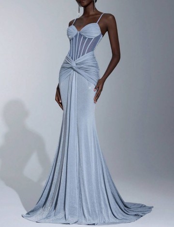 Rochie maxi Shein, albastru