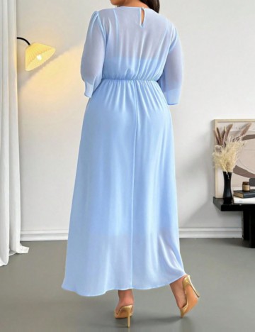 Rochie maxi Shein Curve+, albastru