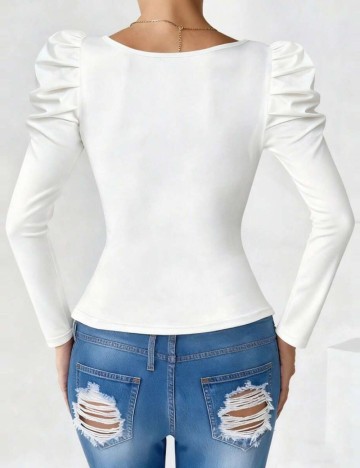 Bluză Shein, alb
