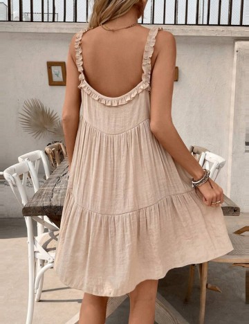 Rochie de plajă Shein, bej