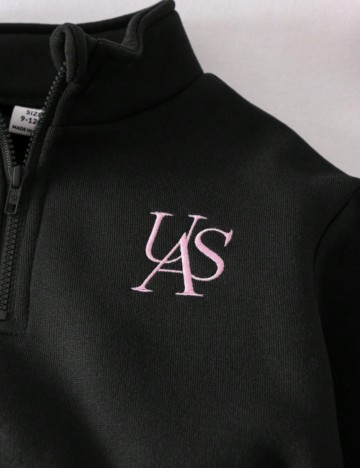 Bluză cu fermoar Shein, negru