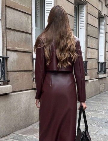 Compleu Shein, vișiniu