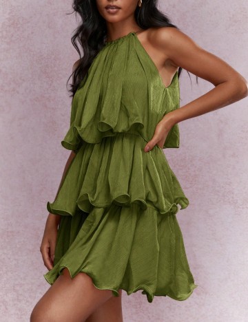 Rochie mini Shein Missguided, verde