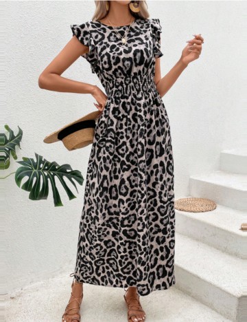 Rochie maxi Shein, mix culori