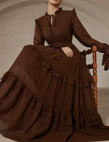 Rochie maxi Shein, maro