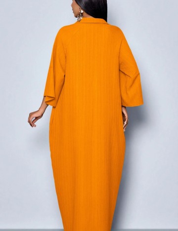 Rochie maxi Shein, portocaliu