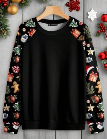 Bluză Shein Curve+, negru