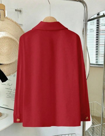 Cămașă Shein, roșu