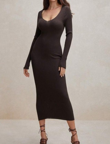 Rochie midi Shein Anewsta, maro