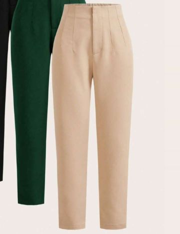Pantaloni Shein Curve+, bej