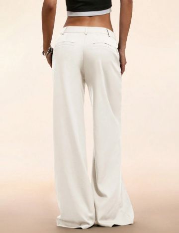 Pantaloni Shein Forever 21, crem