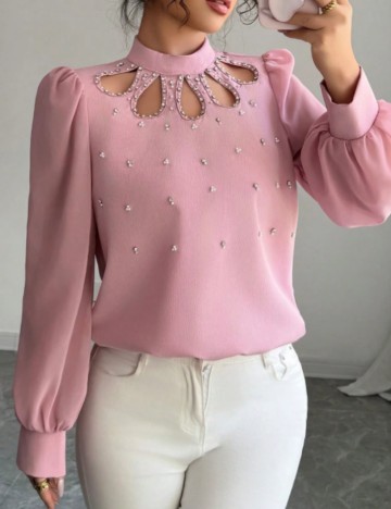 Cămașă Shein, roz