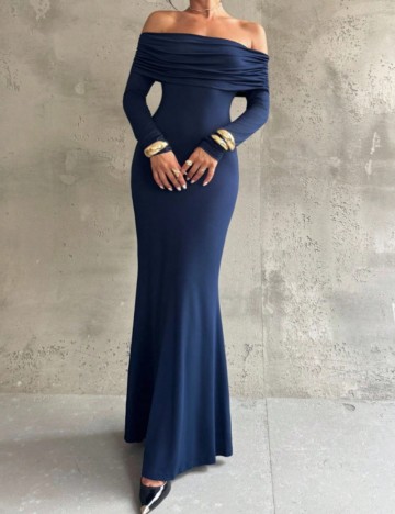 Rochie maxi Shein, albastru