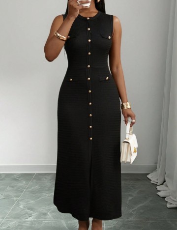 Rochie midi Shein, negru