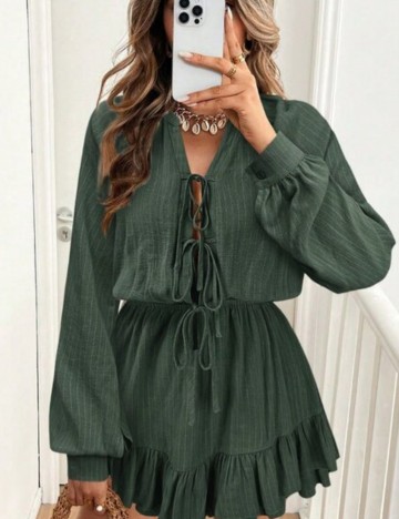 Salopetă scurtă Shein, verde