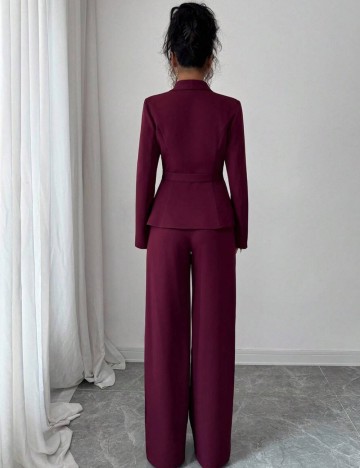 Compleu Shein, vișiniu