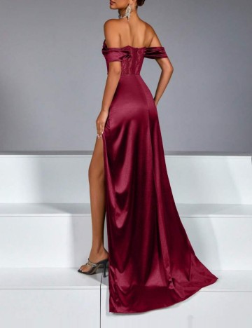 Rochie maxi Shein, vișiniu