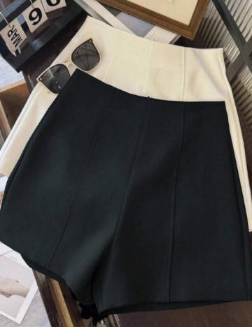 Pantaloni scurți Shein, negru