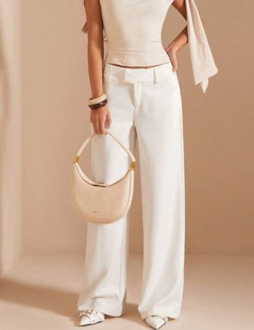 Pantaloni Shein, crem