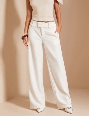 Pantaloni Shein, crem