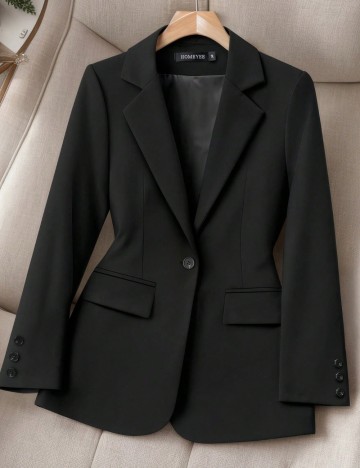 Sacou Shein Curve+, negru