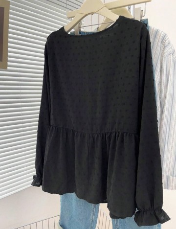 Cămașă Shein Curve+, negru