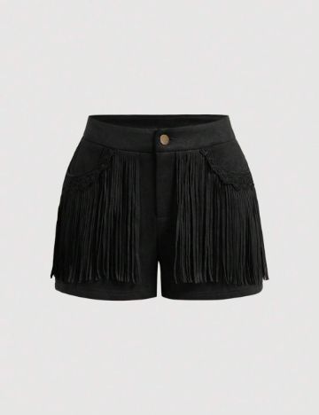 Pantaloni scurți Shein, negru