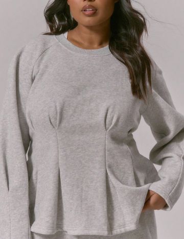 Bluză Shein MUSERA, gri