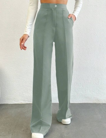 Pantaloni Shein, verde menta
