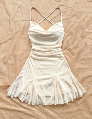 Rochie mini Shein, bej