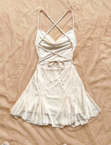 Rochie mini Shein, bej