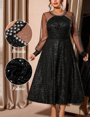 Rochie midi Shein, negru