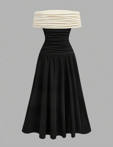 Rochie maxi Shein, mix culori