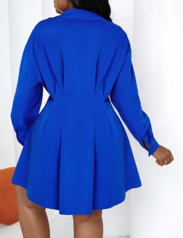 Rochie mini Shein Curve+, albastru