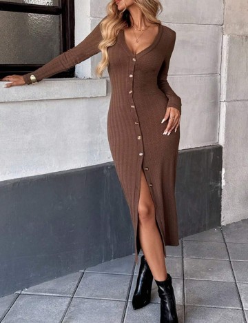 Rochie midi Shein, maro