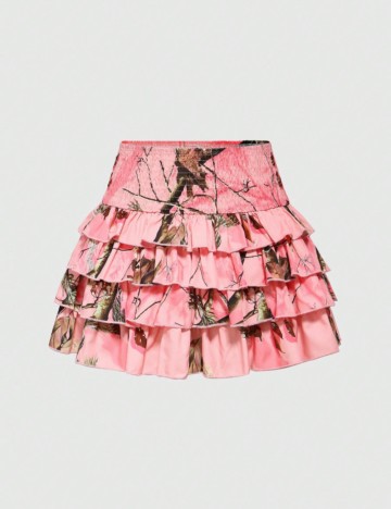 Fustă Pantalon Shein Romwe, roz