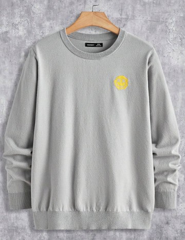 Pulover Shein MANFINITY, gri