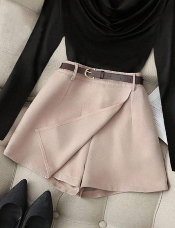 Fustă Pantalon Shein, bej